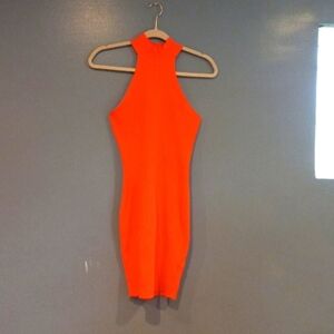 Orange Bodycon Dress
